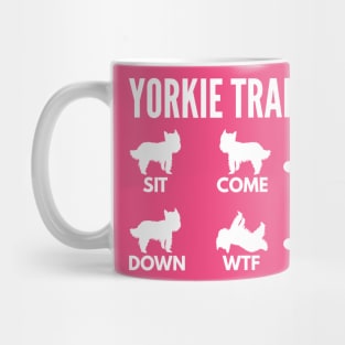 Yorkie Training Boxer Dog Tricks Mug